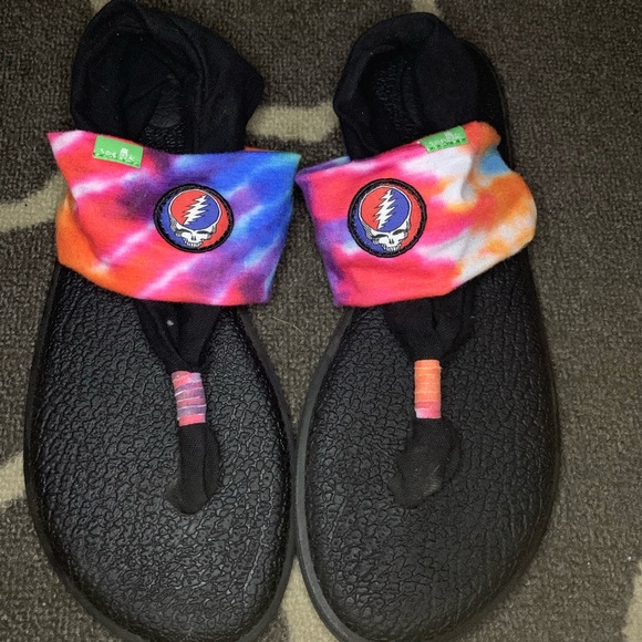 Sanuk Shoes - Tie Dye Sanuk Sandals 9
